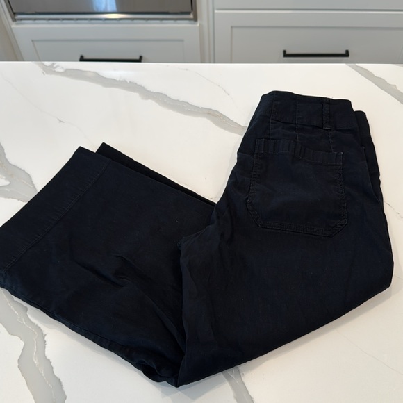 MAEVE Anthropologie The Colette Wide-Leg Cropped
Pants 30p Black - Picture 12 of 13